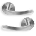 Deurklink set - neutraal design - goedkoop - deurkruk, Doe-het-zelf en Verbouw, Hang- en Sluitwerk, Ophalen of Verzenden, Nieuw