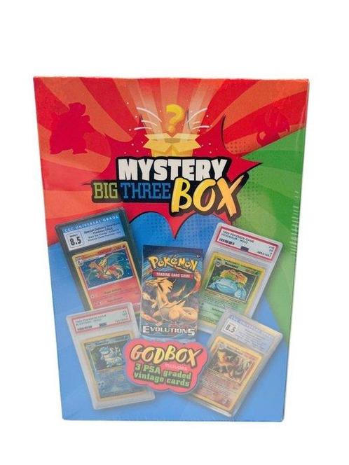 The Pokémon Company Mystery box - Big Three box, Hobby en Vrije tijd, Verzamelkaartspellen | Pokémon