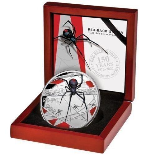 Niue. 10 Dollars 2020 - Red Back Spider Jubiläumsausgabe in, Postzegels en Munten, Munten | Europa | Niet-Euromunten