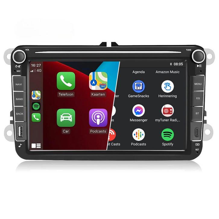 Seat autoradio Android 13 Apple CarPlay & Android Auto 7, Auto diversen, Autoradio's, Ophalen of Verzenden