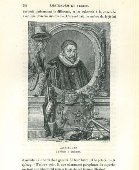 Portrait of William I, Prince of Orange, Antiek en Kunst, Kunst | Etsen en Gravures
