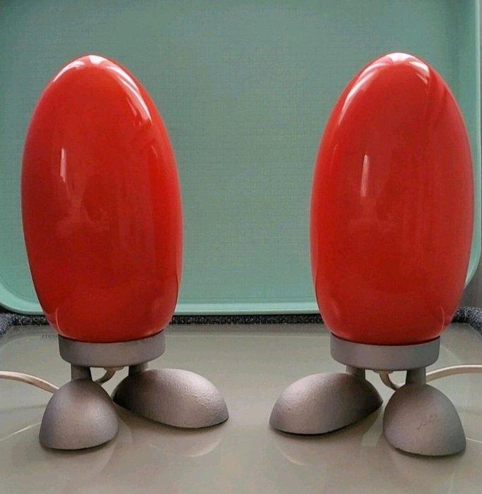 IKEA - Tatsuo Konno - Lamp - Veertien - Glas, Aluminiumguss, Antiek en Kunst, Kunst | Designobjecten