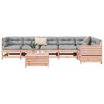 vidaXL 7-delige Loungeset massief douglas vurenhout, Tuin en Terras, Tuinsets en Loungesets, Verzenden, Nieuw, Loungeset