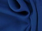 Chiffon stof - Blauw - Per 15 of 50 meter, 200 cm of meer, Nieuw, Blauw, Polyester