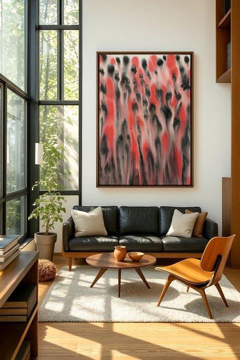 Ella Suárez - Huellas del fuego 1 - XL (No Reserve), Antiek en Kunst, Kunst | Schilderijen | Modern