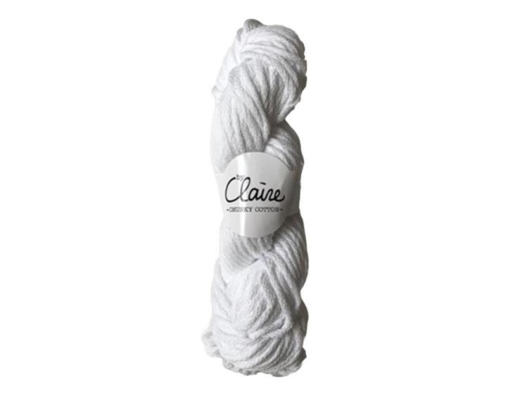 byClaire chunky cotton 001 white, Hobby en Vrije tijd, Breien en Haken, Breien of Haken, Nieuw, Wol of Garen, Ophalen of Verzenden