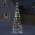 vidaXL LED-kerstboom met spikes 570 LEDs kleurrijk 300 cm, Diversen, Kerst, Verzenden, Nieuw
