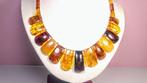 Gepolijst - Barnsteen - Baltic Amber necklace - mix colours
