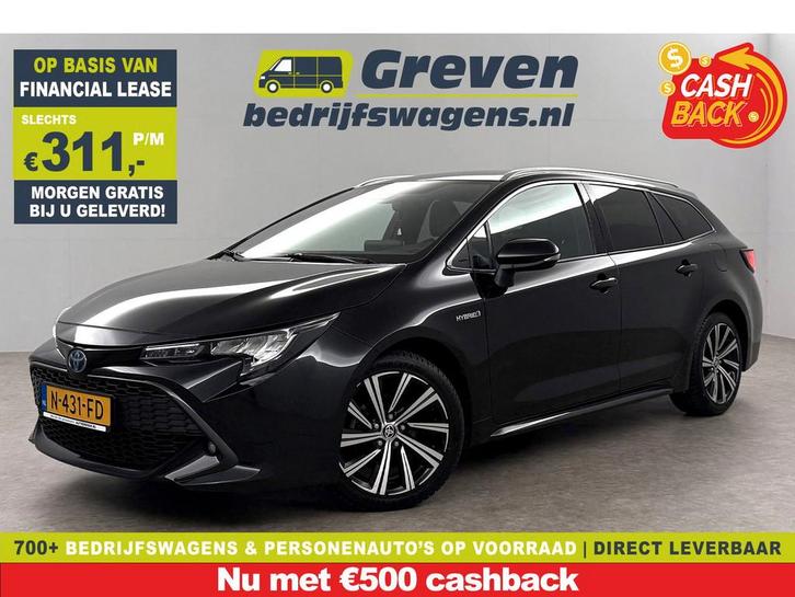 Toyota Corolla 1.8 Hybrid 148PK Cam Clima Cruise LED Virtual, Auto's, Toyota, Te koop, Automaat, Financial lease, Hybride Elektrisch/Benzine