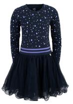 LOFff - Jurk  met tule rok Grace navy/paars, Nieuw, Meisje, Ophalen of Verzenden, LOFff