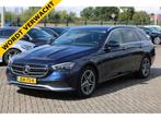 E-Klasse Estate 300e Avantgarde DISTRONIC 360-CAMERA, Auto's, Automaat, Gebruikt, Blauw, Leder en Stof