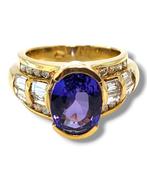 Ring - 18 karaat Geel goud, Prachtige 18K gouden ring met, Nieuw