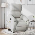 vidaXL Sta-op-massagestoel elektrisch microvezelstof, Huis en Inrichting, Fauteuils, Verzenden, Nieuw