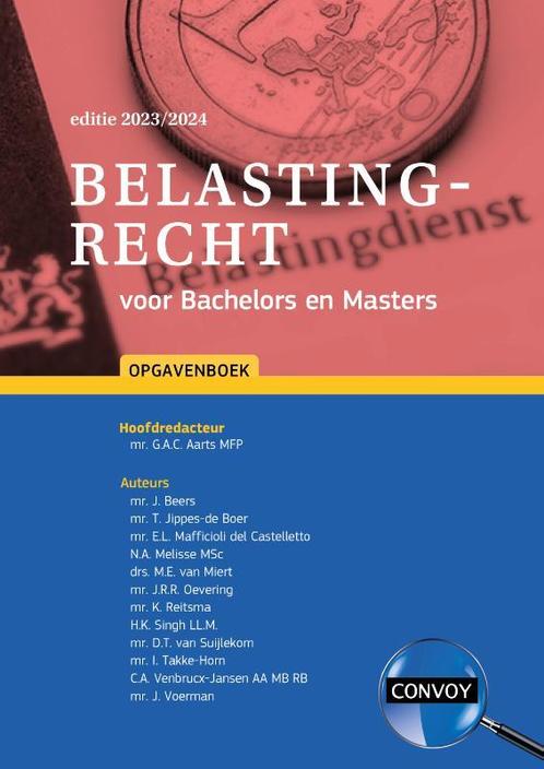 Belastingrecht voor Bachelors en Masters 20232 9789463173445, Boeken, Studieboeken en Cursussen, Zo goed als nieuw, Verzenden