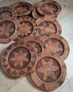 Onderbord (12) - Rattan, Bamboe - Onderborden-Wandbord.