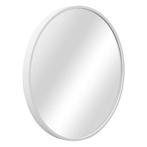 [en.casa] Spiegel Modugno hangend rond Ø60cm wit, Huis en Inrichting, Woonaccessoires | Spiegels, Verzenden, Nieuw