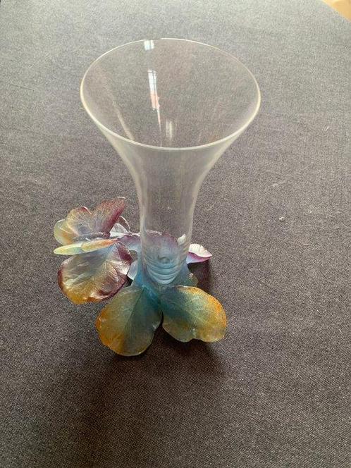 Daum - Vaas - Soliflore Papillon - Kristal, Antiek en Kunst, Antiek | Glas en Kristal