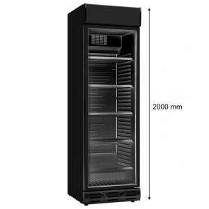 Horeca drank koeling - Glas deur koelkast zwart 1 glasdeur, Zakelijke goederen, Horeca | Keukenapparatuur, Nieuw in verpakking