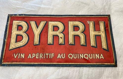 Champion Paris N1 - Reclamebord - Vin apéritif Byrrh - Blik, Antiek en Kunst, Antiek | Wandborden en Tegels