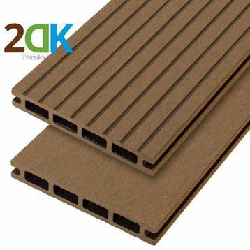 C-Wood vlonderplank composiet 2,1 x 14 cm teak bruin (4 mtr) beschikbaar voor biedingen