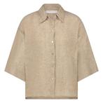 -30% Nukus  Nukus Lucy blouse melange zand dessin  maat 34, Kleding | Dames, Blouses en Tunieken, Verzenden, Nieuw