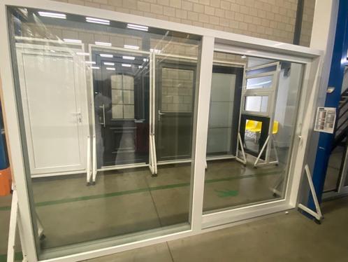pvc deur, pvc raam,  kunststof kozijn, schuifpui, schuifraam, Doe-het-zelf en Verbouw, Deuren en Horren, Schuifdeur, Nieuw, Glas