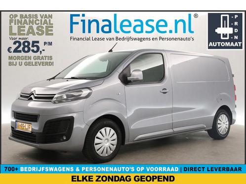 Citroën Jumpy 2.0 BlueHDI L2H1 177PK Autom TrekH 3Per €285pm, Auto's, Bestelauto's, Lease, Automaat, Diesel, Citroën, Zilver of Grijs