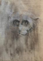 Robert Detheux (1932-2010) - Le chat voilé - 2005