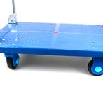 Kunststof plateauwagen met inklapbare duwbeugel, lvm. 300 kg, Verzenden