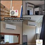 Actie!!Airco met verwarming warmtepomp incl montage, Nieuw, 3 snelheden of meer, Afstandsbediening, 100 m³ of groter