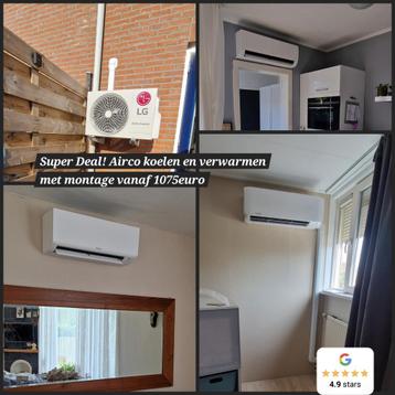 Actie!!Airco met verwarming warmtepomp incl montage beschikbaar voor biedingen