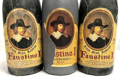 2001 x1 & 1987 x2 Bodegas Faustino I - Rioja Gran Reserva -, Verzamelen, Wijnen