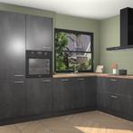 Beton zwarte keuken Metz 22086, Huis en Inrichting, Verzenden, Nieuw