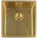 Prosteel spoelbak SP4040GD Goud 400x400, Doe-het-zelf en Verbouw, Sanitair, Ophalen of Verzenden, Nieuw