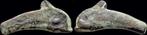Ca 5th-4th cent Bc Sarmatia Olbia Ae cast dolphin Brons, Verzenden