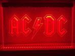 ACDC rock muziek neon bord lamp LED verlichting reclame lich, Verzamelen, Verzenden, Nieuw