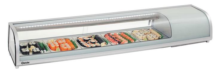 Bartscher Sushivitrine SushiBar GL2-1800 | 5 x 1/2 GN | 230V, Witgoed en Apparatuur, Koelkasten en IJskasten, Ophalen of Verzenden