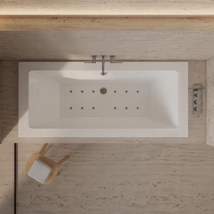 Whirlpool BWS Dahlia 170x75 cm Bodem Luchtsysteem, Doe-het-zelf en Verbouw, Sanitair, Bad, Nieuw, Ophalen of Verzenden