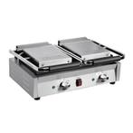 Contact Grill Dubbel Gegroefd - 2900W Buffalo, Verzenden, Nieuw in verpakking