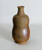 Vaas - Aardewerk, Prachtige bizen pompoenvormige vaas -