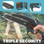 Mini kettingzaag - Elektrische snoeischaar - Met accu - Blau, Verzenden, Nieuw