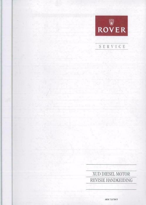 1994 Rover XUD Diesel Motor revisie werkplaats handleiding, Auto diversen, Handleidingen en Instructieboekjes, Verzenden
