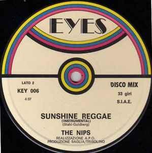 12 inch gebruikt - The Nips - Sunshine Reggae, Cd's en Dvd's, Vinyl Singles, Zo goed als nieuw, Verzenden
