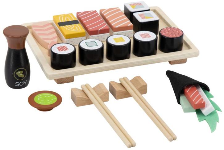 Tryco Houten Sushi Set, Kinderen en Baby's, Speelgoed | Houten speelgoed, Nieuw, Verzenden