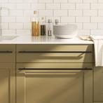 vidaXL Handvatten 10 st 480 mm roestvrij staal zwart, Doe-het-zelf en Verbouw, Hang- en Sluitwerk, Verzenden, Nieuw