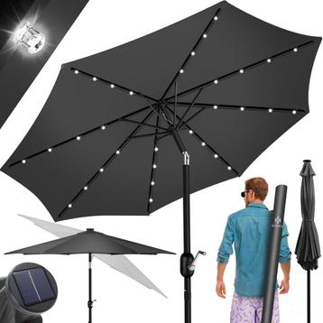 KESSER® Parasol LED Solar - Verstelbaar - Buigbaar - Antraci beschikbaar voor biedingen