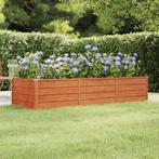 vidaXL Plantenbak verhoogd 240x80x45 cm cortenstaal roestig, Tuin en Terras, 100 cm of meer, Verzenden, Nieuw, Metaal