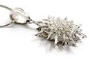 Halsketting - 18 karaat Witgoud - 0.74ct. tw. Diamant, Sieraden, Tassen en Uiterlijk, Kettingen, Nieuw