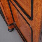 Unieke Horrix Willem III garderobekast ca 1870 in blond thuy, Antiek en Kunst, Antiek | Meubels | Kasten, Ophalen of Verzenden