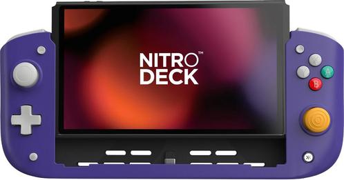 CRKD Nitro Deck Handheld Controller-Retro Purple Edition, Spelcomputers en Games, Spelcomputers | Overige, Zo goed als nieuw, Ophalen of Verzenden